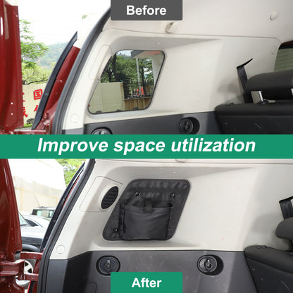Rear Trunk Anti-roll Window Storage Bag Organizer Oxford For Toyota FJ 2007-2014 15
