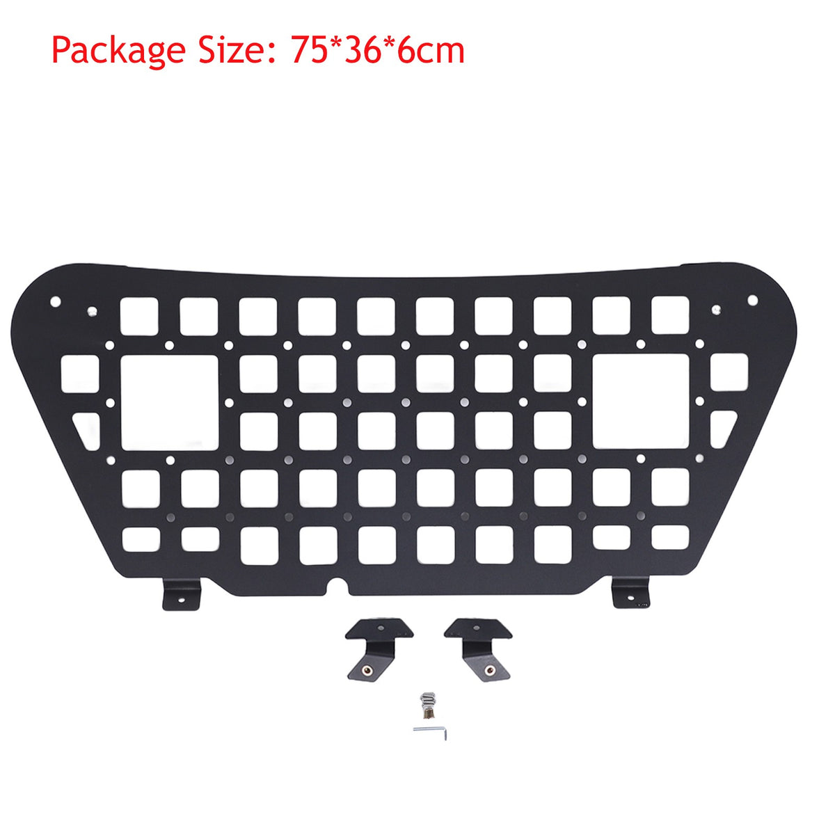 Aluminum Trunk Lid Hanging Bag Rack Molle Panel For Toyota Subaru BRZ 2022+ 24
