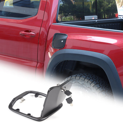 7 Styles Door Fuel Tank Cover W/ Lock Gas Cap Tank Trim For Toyota Tacoma 16-22 4