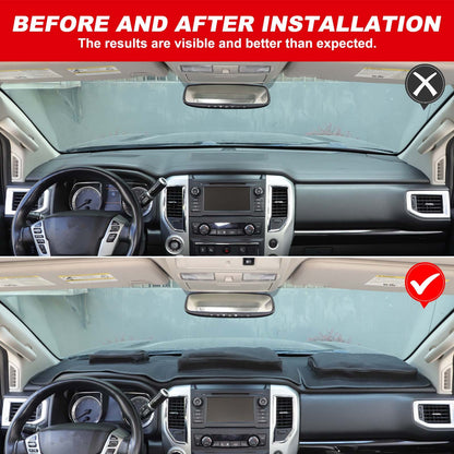 Interior Center Console Dashboard Storage Bag For Nissan Titan 2016-2023 US 14