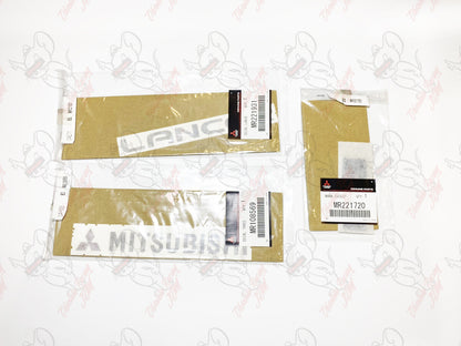 Mitsubishi Lancer Evolution EVO3 CE9A Genuine Rear Decal Emblem 3 Set JDM OEM 4