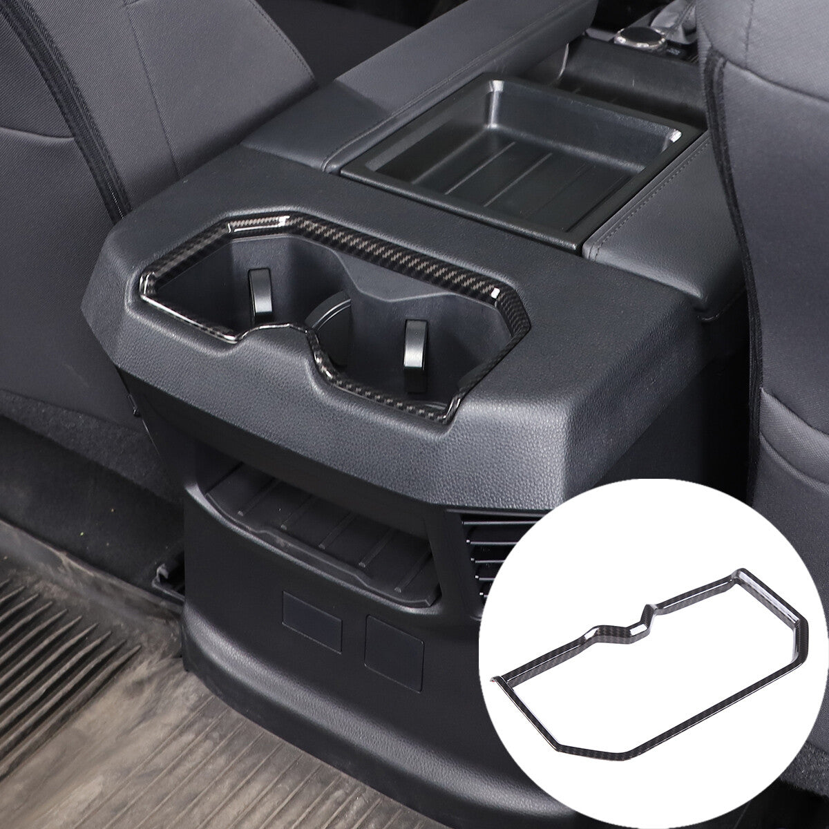 ABS Carbon Fiber Interior Set Cover Trim Kit For Toyota Tundra Sequoia SR 22+ - Styles 1-5 158