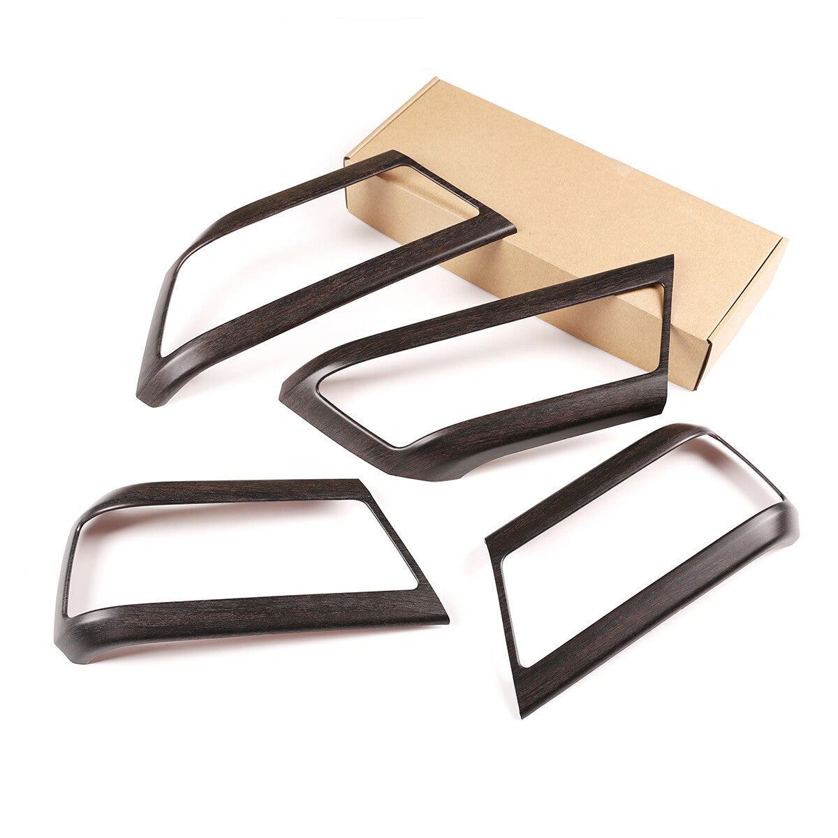 ABS Oak Grain Inner Door Handle Frame Cover For Land Rover Defender 110 2020-21 9