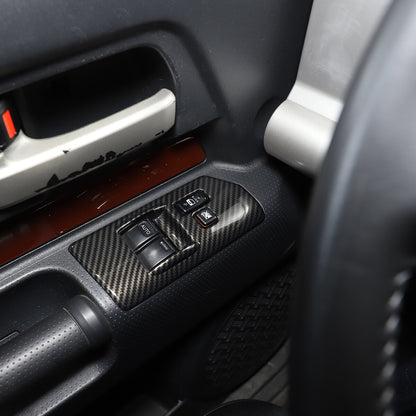 ABS Carbon Fiber Full Interior Center Decoration Trim Kit For FJ Cruiser 2007-21 - Styles 1-5 30
