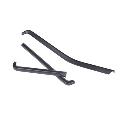 Matte Black ABS Console Dashboard Panel Trim Cover For Corvette C8 2020-25 US 12
