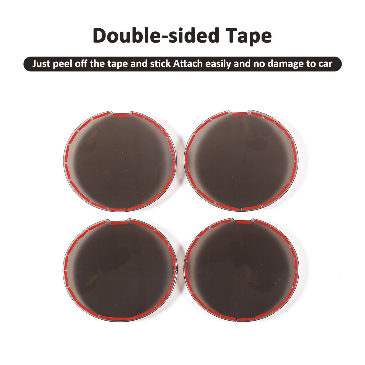 Smoked Tail & Rear Fog & Brake Blackout Lights Covers For 2005-2013 C6 Corvette 6