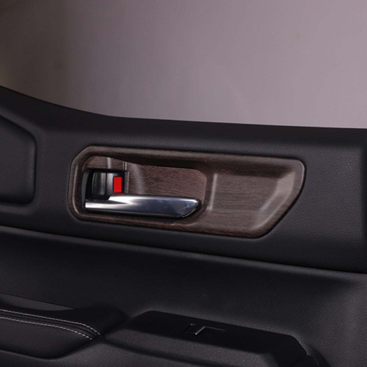 Grain Interior Door Handle Bowl Frame Trim For Toyota Land Cruiser LC250 24+ US 2