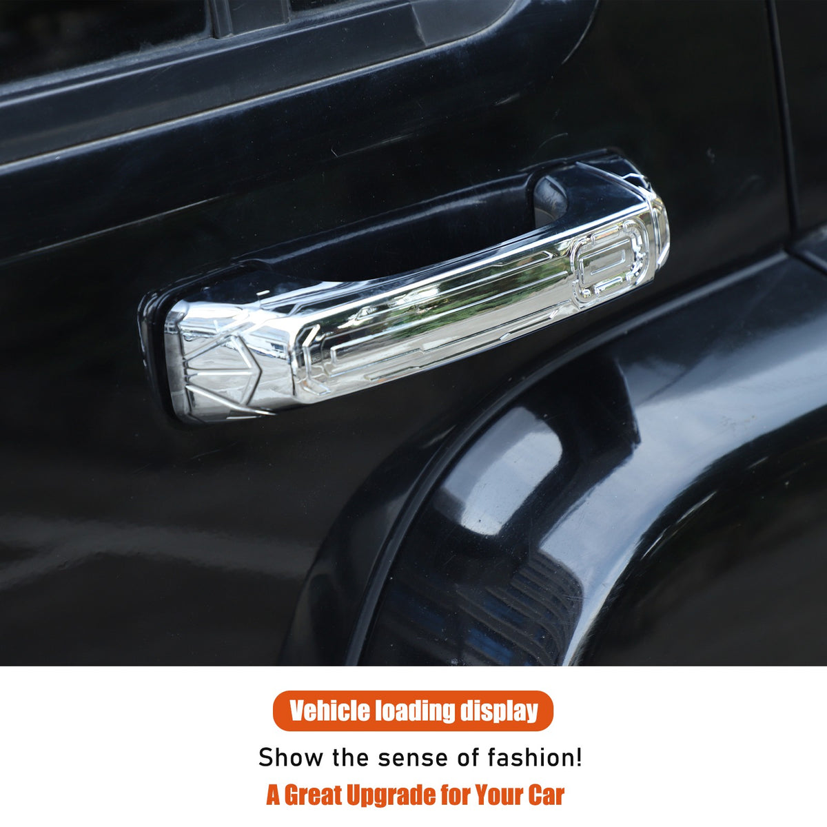 8PCS ABS Chrome Door Handle Cover Trim Shell Cover For Hummer H3 2005-09 US 13