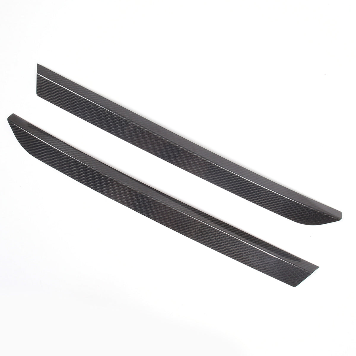 Real Carbon Fiber High Wing Spoiler Add-On Wickers Bill Pair For Corvette C8 20+ 15