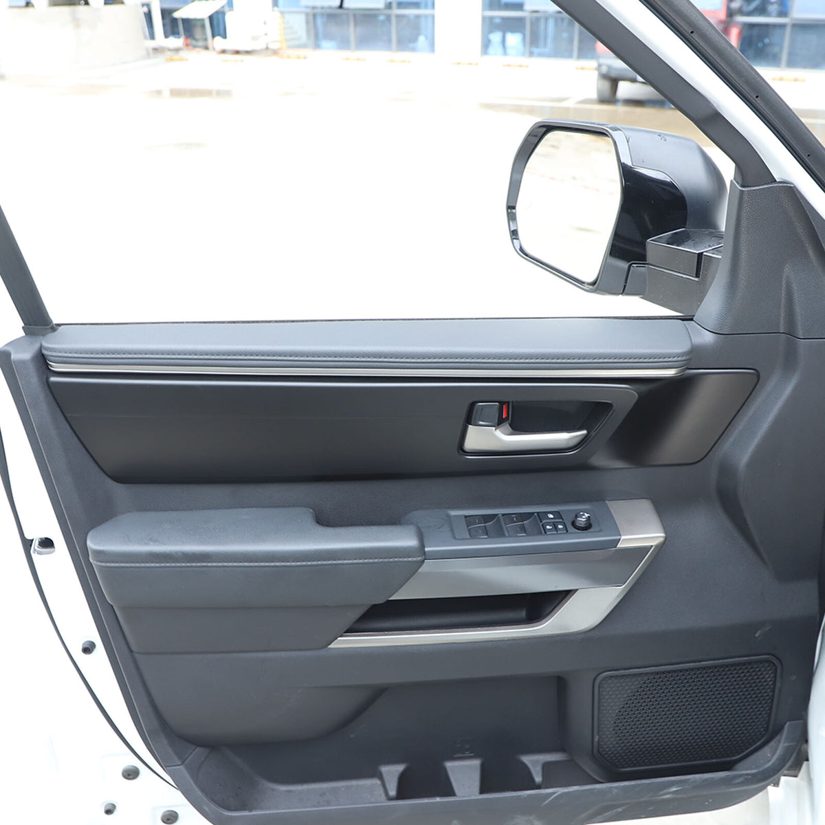 Matte Black Inner Interior Door Handle Panel Trim Cover For Toyota Tundra 2022+ 19
