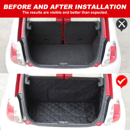 Dog Car Trunk Mat Hammock Boot Pet Seat Cover For Fiat 500 Abarth 595 07-15 US 9