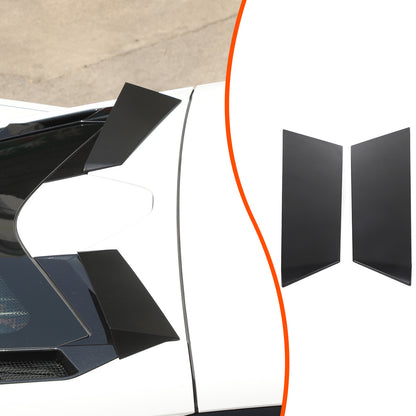 Matte Black Rear Windshield Spoiler Trim Strip For Corvette C8 Coupe 2020+ 16