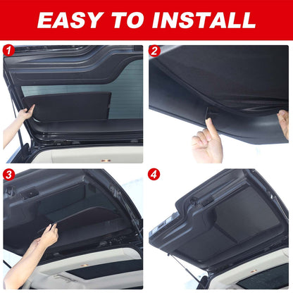Full Car Window Screen Sun Shade Mesh Cover Windshield For LR Discovery 4 L319 6