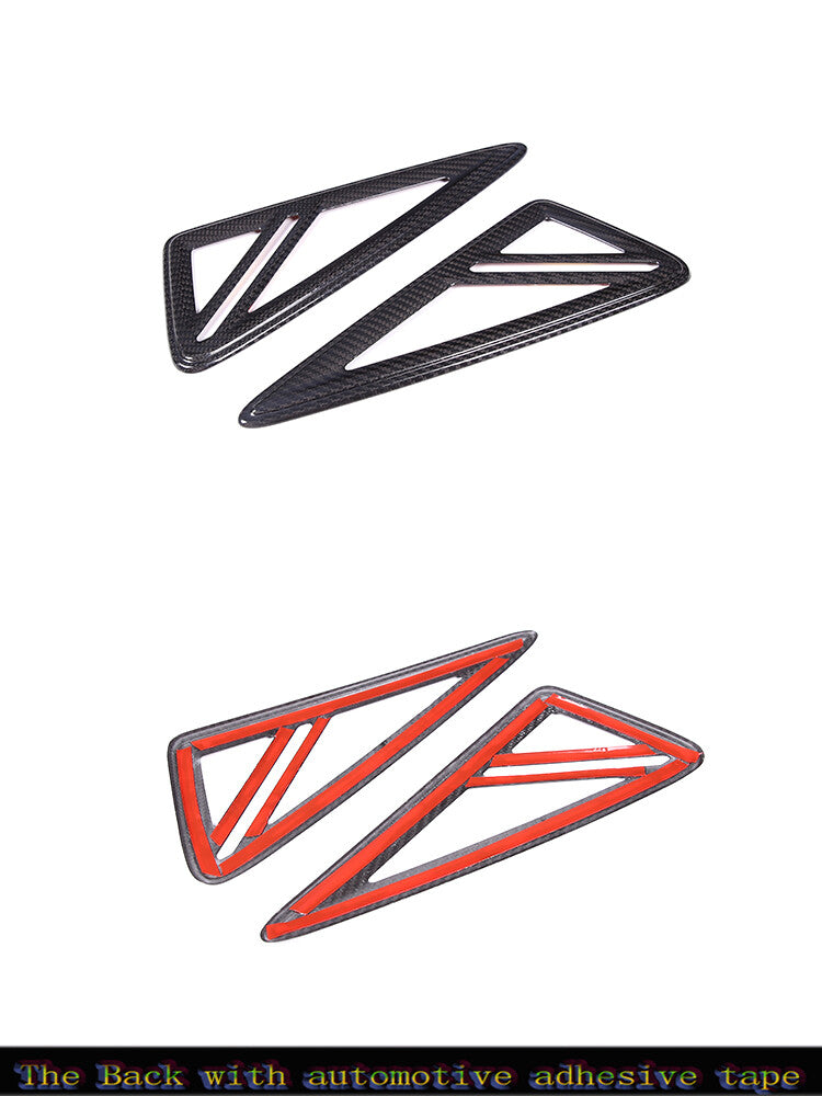 Real Carbon fiber Side Fender Vent Air Wing Trim For Lamborghini URUS 18-23 US 9