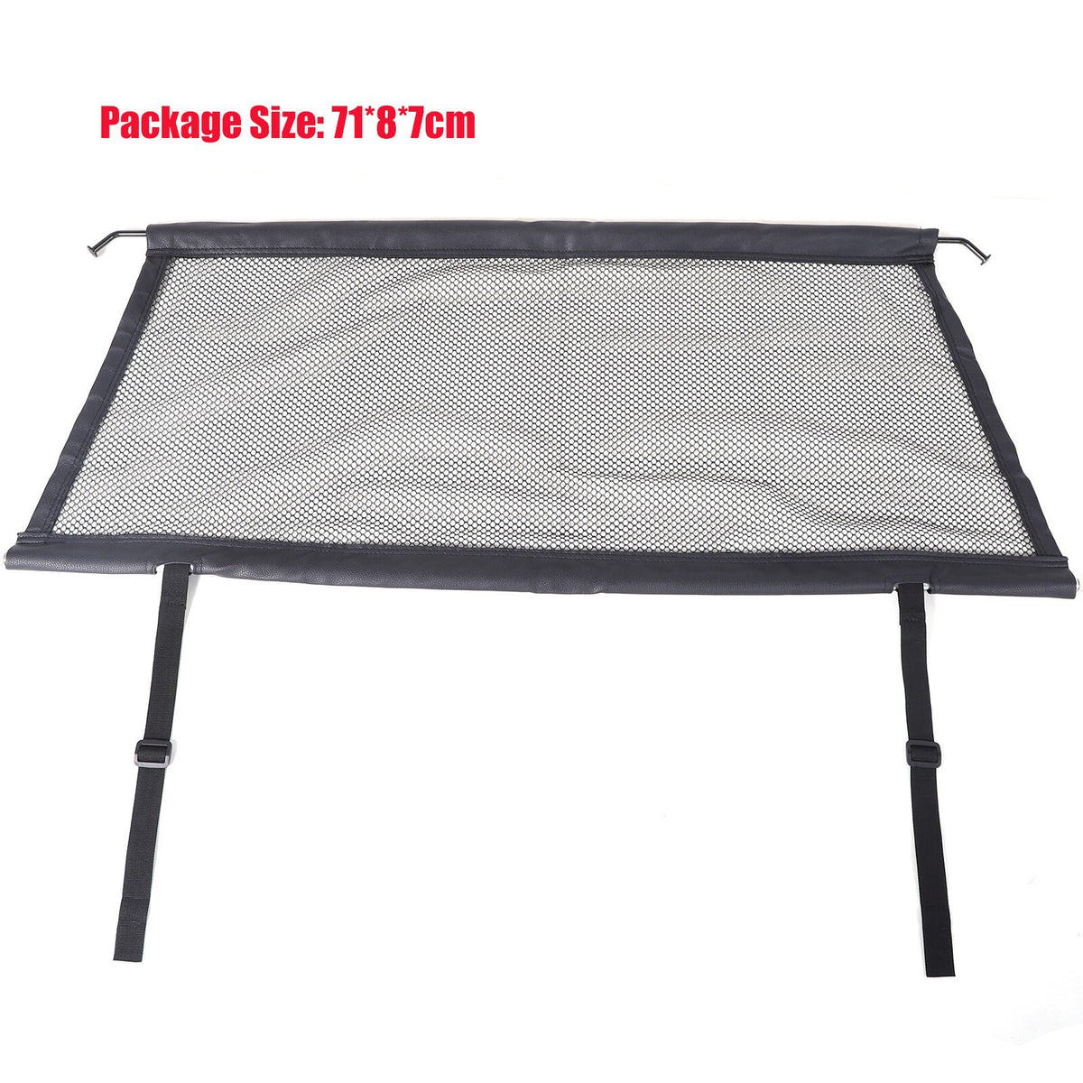 Black Cargo Back Seat Trunk Isolation Net Pet Barrier For Volvo XC60 2018+ 12