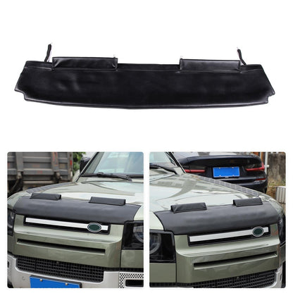 Black Car Bonnet Hood Bra Protector Mask Cover For Land Rover Defender 2020-2023 3