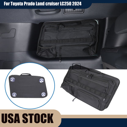 Car Trunk Left Side Window Storage Bag For Toyota Prado Land cruiser LC250 24 US 1