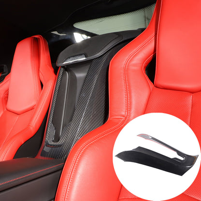 Real Dry Carbon Fiber Full Interior Center Set Trim Kit For Corvette C8 20-25 US - Styles 11-15 27