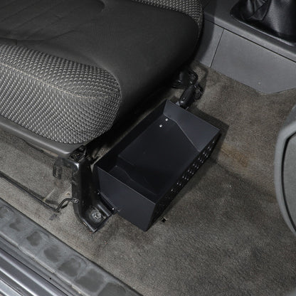 Aluminum Under Passenger Seat Storage Basket Tray For Nissan Frontier 2009-2017 1