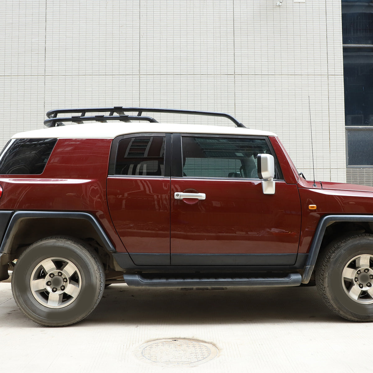 Carbon Fiber Top Window Accent Line Trim Strip For Toyota FJ Cruiser 2007-2021 7