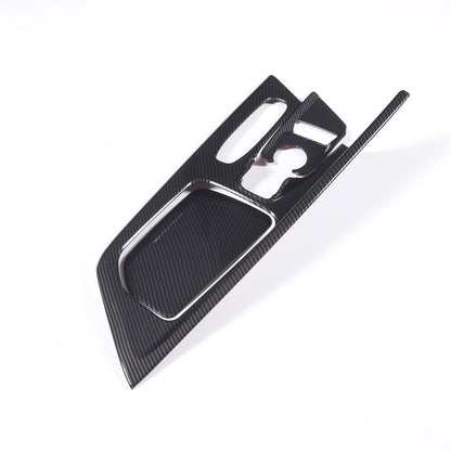 ABS Carbon Fiber Center Console Frame Trim Cover Fit for Corvette C8 2020-25 US 18