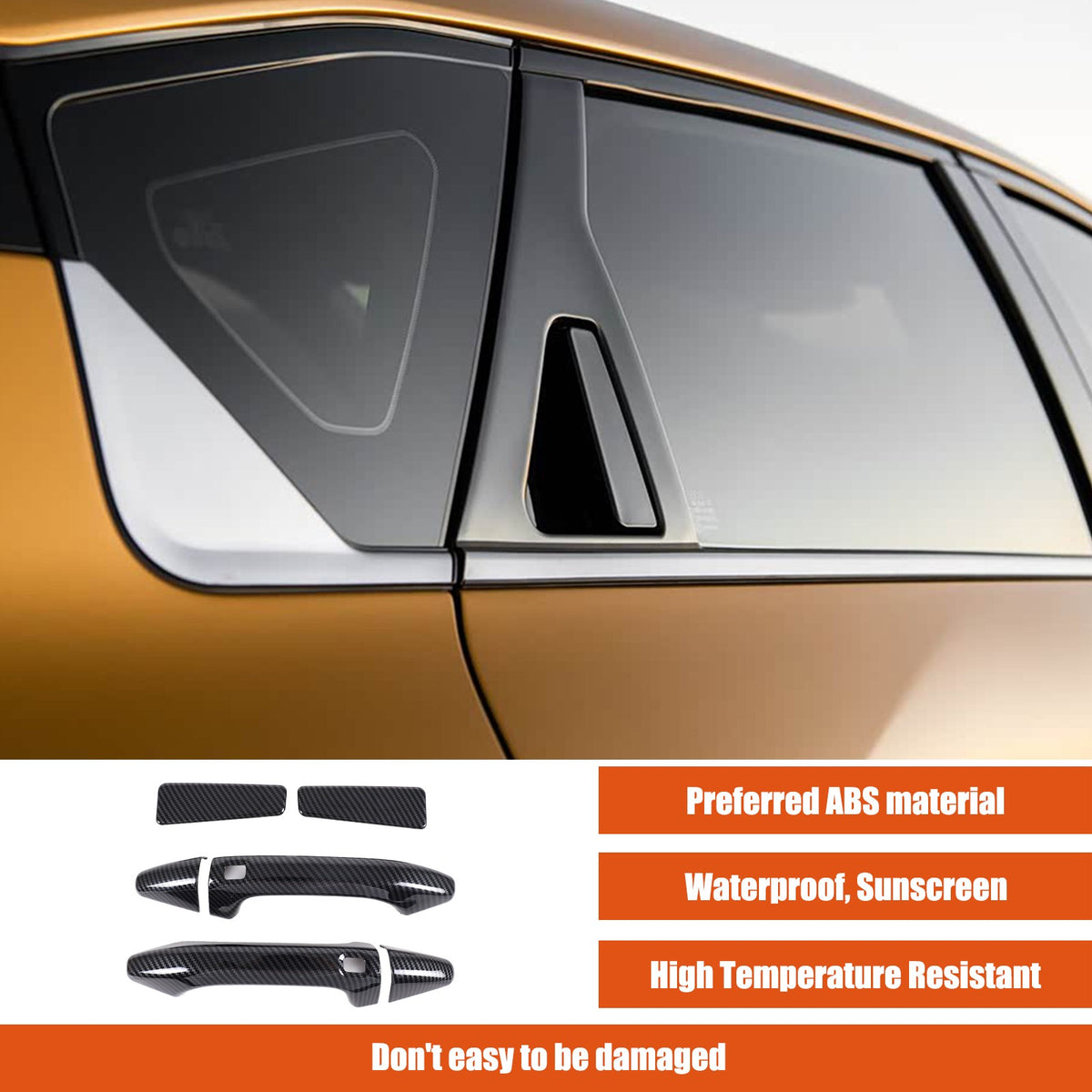 ABS Carbon fiber Interior Cover Trim Decor Accessories For Kia K4 2025+ 56