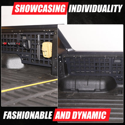 Tailgate Body Armor Side Bed Molle Panel Storage Rack for Ford Ranger 2024-2025 4