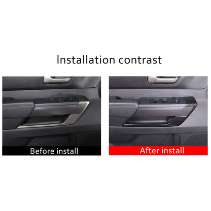 ABS Carbon Fiber Interior Set Cover Trim Kit For Toyota Tundra Sequoia SR 22+ - Styles 1-5 137