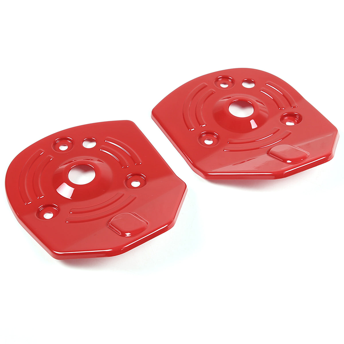 Red Full Interior Set Dash Panel Decor Cover Trim Kit For Corvette C8 2020-25 - Variants 21-21 22