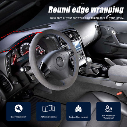 Real Carbon fiber Dashboard Instrument Upper Cover Trim For Corvette C6 2005-13 14