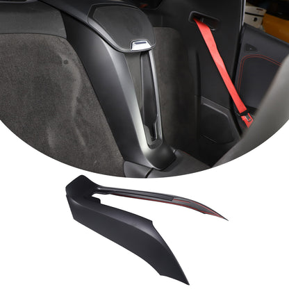 Matte Black Rear Wireless Charger Cover Waterfall For C8 Corvette Z06 Z51 20-26 4