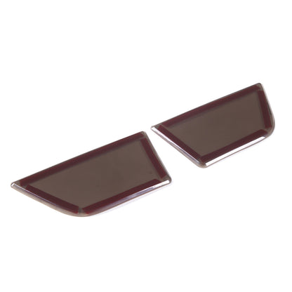 Smoked Black Front Rear Tail Light Emblem Cover Trim For Ford Maverick 2022-2024 56
