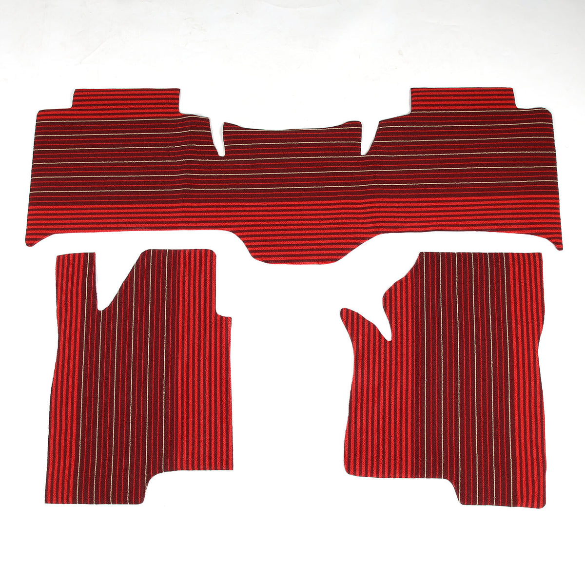 Red Car Floor Mats Liner Cargo Carpets Foot Pads For Hummer H2 2003-2007 10