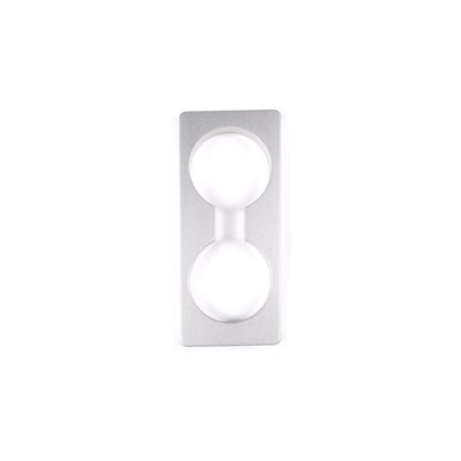 Silver Alloy Front Water Cup Holder Cover Trim For Hummer H2 2003-2007 6