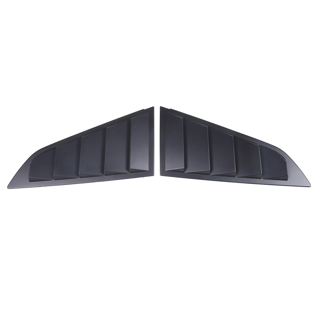 ABS Matte Black Rear Side Window Louver Shutter Trim For Corvette C7 2014-2019 7