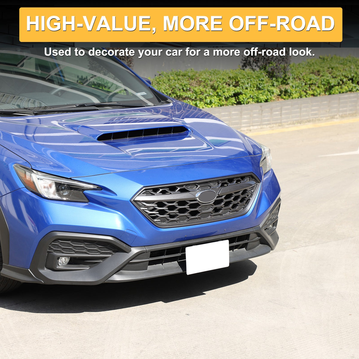 Carbon Steel Front License Plate Bracket For Subaru WRX 2022+ US Version US 14
