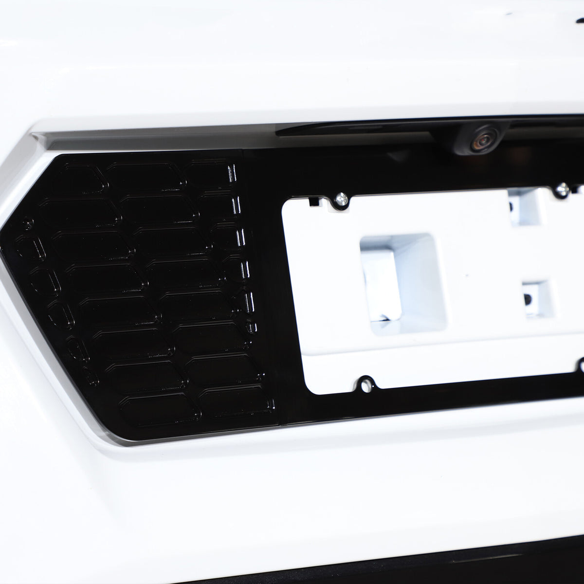 Glossy Black Aluminum Rear License Plate Frame Trim For Corvette C8 2020-25 US 11