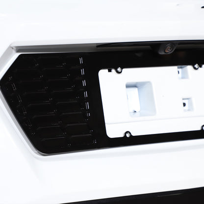 Glossy Black Aluminum Rear License Plate Frame Trim For Corvette C8 2020-25 US 11