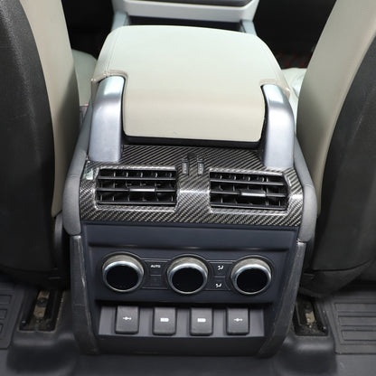 Real Carbon Fiber Rear Air Outlet Vent Panel Trim Cover For LR Defender 2020-24 10