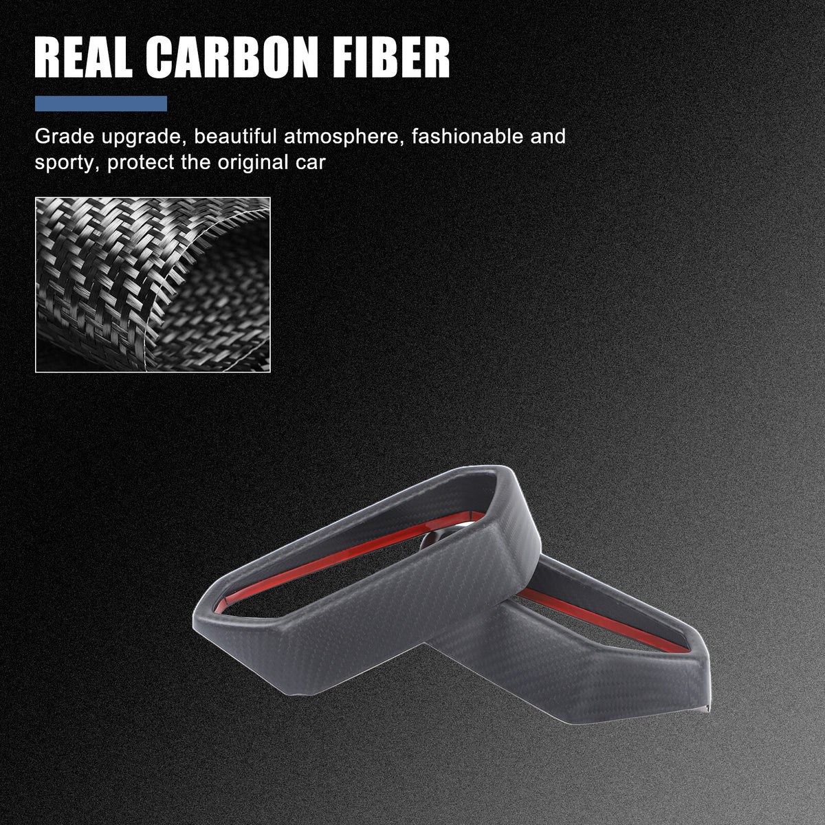 Matte Real Dry Carbon Fiber Side Air Outlet Trim For Lamborghini URUS 2018-23 14