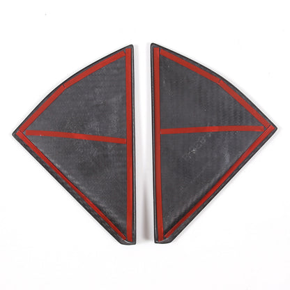 Forged Carbon fiber Rear Triangle Glass Cover For Corvette C8 Convertible 20-26 9