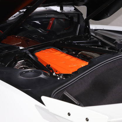 Orange Replacement Engine hood panel Trim Cover For Corvette C8 2020-26 7