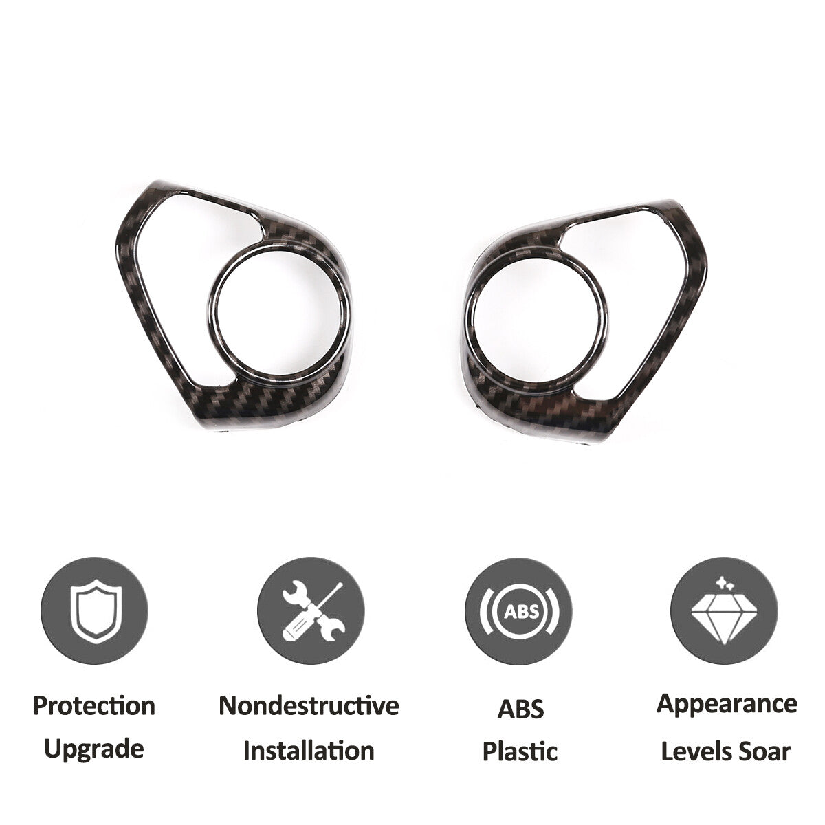 ABS Carbon Fiber Interior Center Console Trim Set For GR86/BRZ 2022-2024 US - Variants 16-16 10