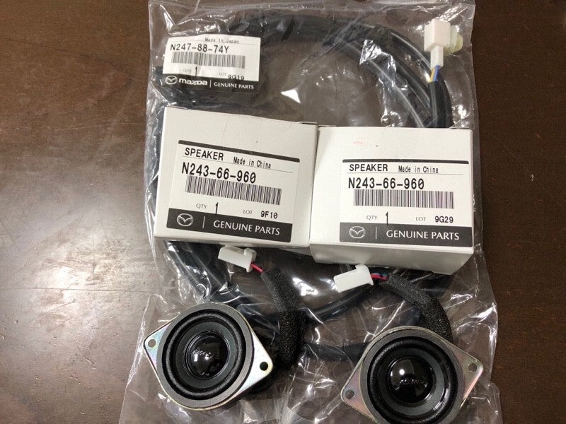 Mazda OEM SPEAKER,LOUD-FRONT LH & RH & SPEAKER,LOUD-FRONT Set MX-5 ND RF 4