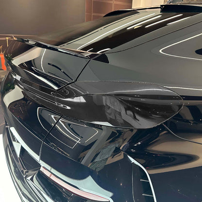 Smoked Rear Tail & Fog Light Guard Cover Trim Bezels For BMW X6 G06 2020-2026 US 8