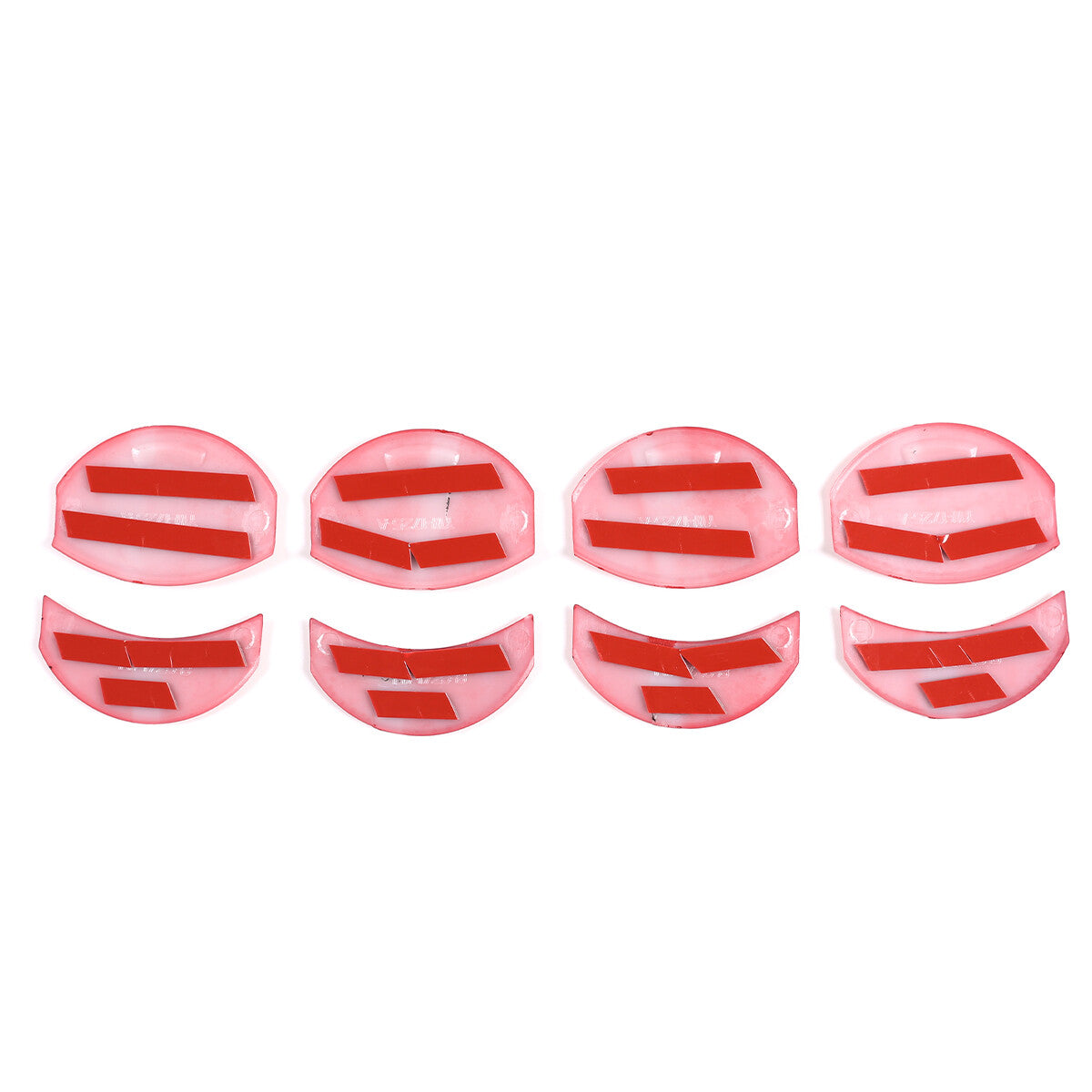 21PCS Red ABS Interior Central Control Decorative Trim For Toyota Tacoma 2016-20 4