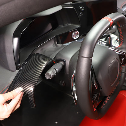 Carbon Fiber ABS Interior Full Decor Cover Trim Kit For Corvette C8 2020-2025 - Styles 26-30 30
