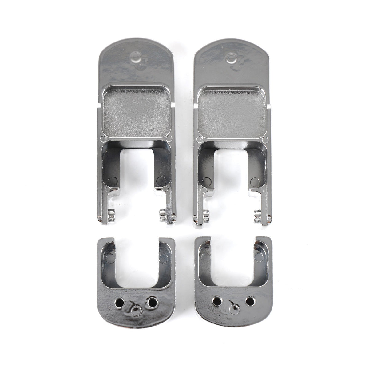 Replacement Aluminum Chrome Silver Hood Handle Cover Trim For Hummer H2 2003-09 16