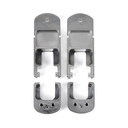 Replacement Aluminum Chrome Silver Hood Handle Cover Trim For Hummer H2 2003-09 16