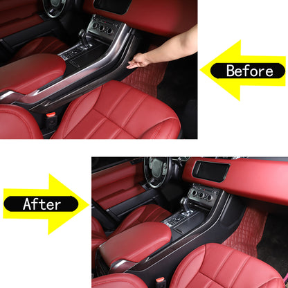 Carbon Fiber Center Gear Shift Side Panel Trim For LR Range Rover Sport 2014-17 20
